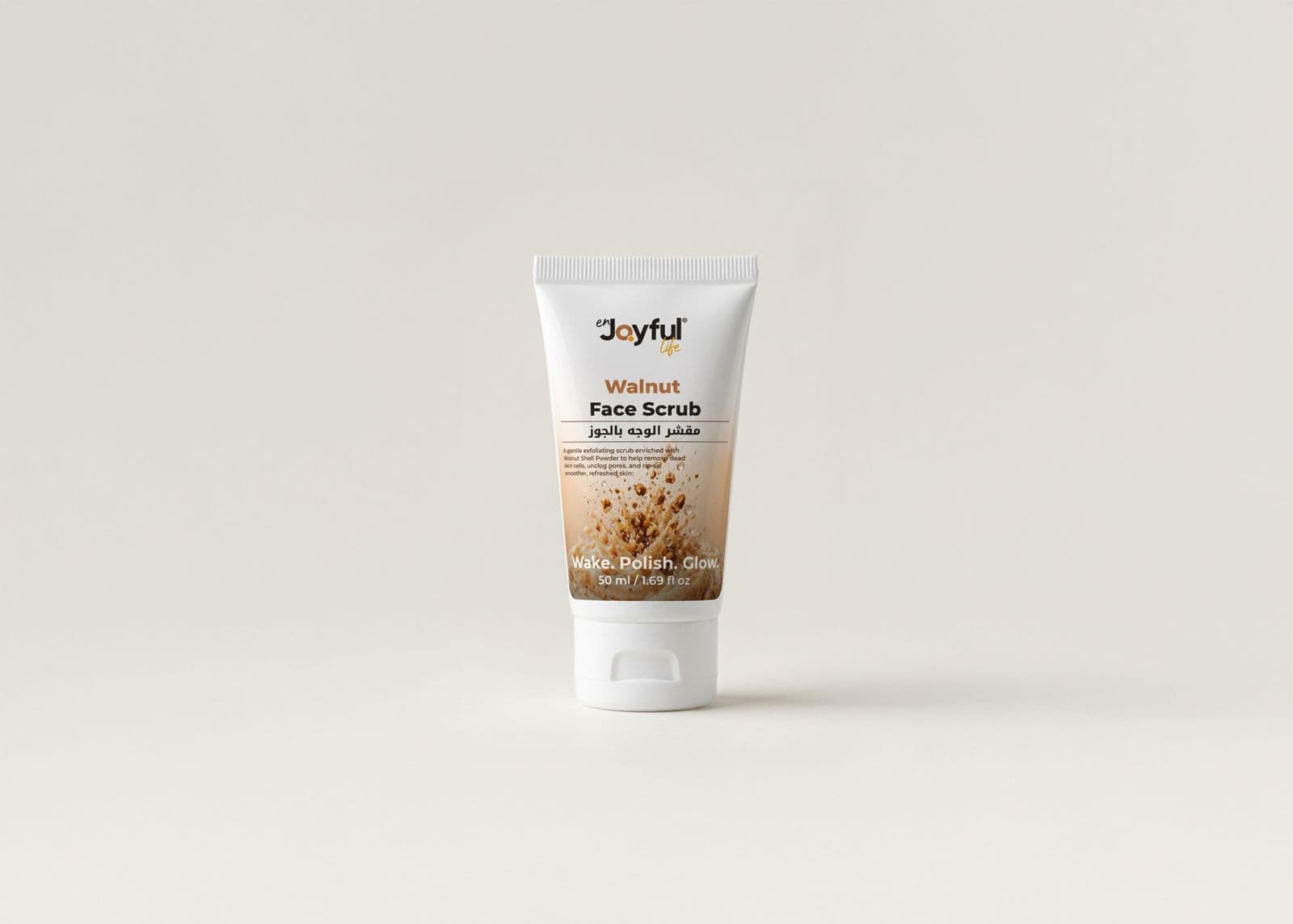 Enjoyful Life walnut face scrub
