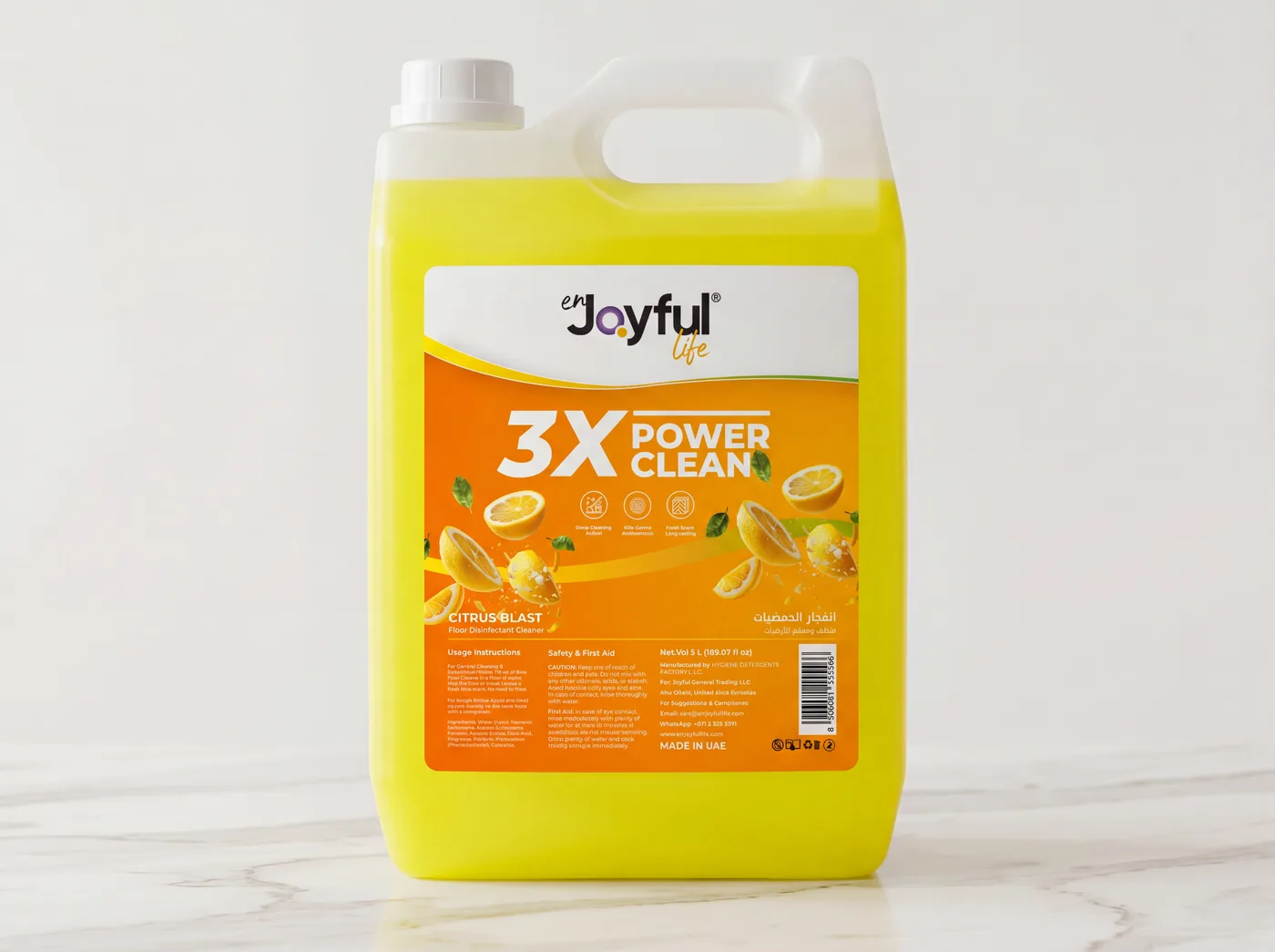3X Power Clean Citrus Burst
